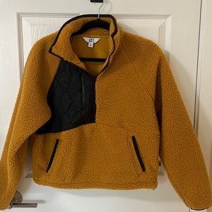 Mustard yellow zip sweater